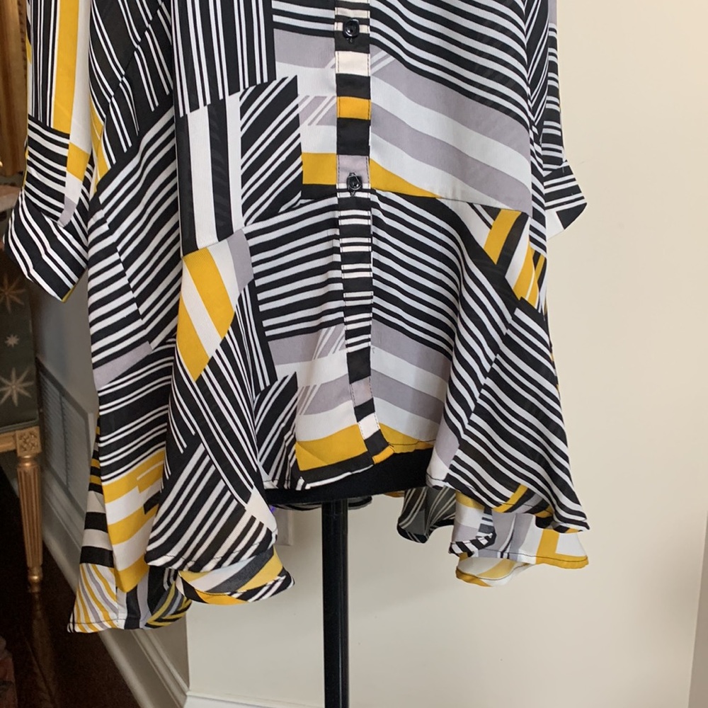 Retro Button-Down Blouse - image 5